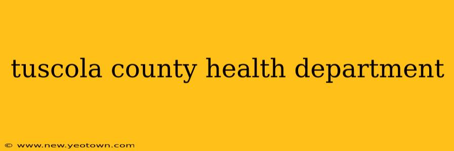 tuscola county health department