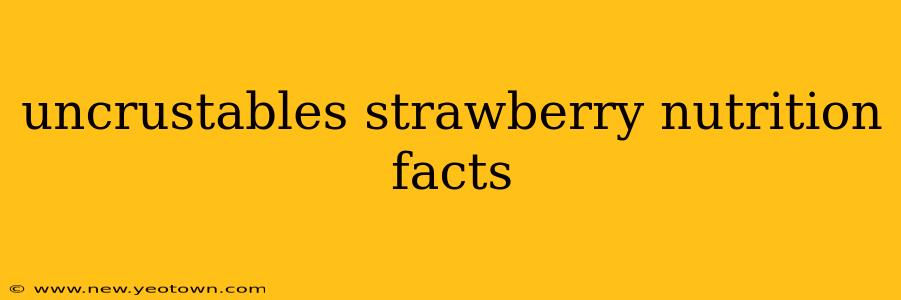 uncrustables strawberry nutrition facts