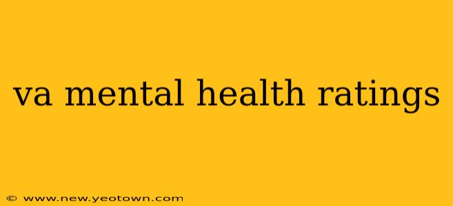 va mental health ratings