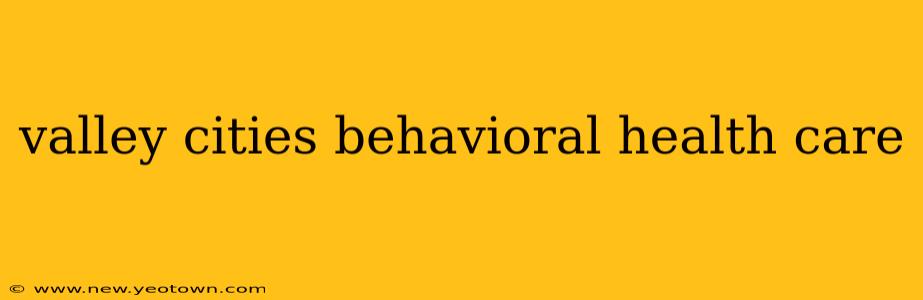 valley cities behavioral health care