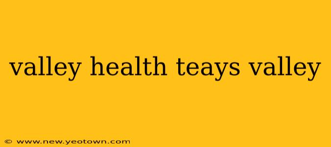 valley health teays valley