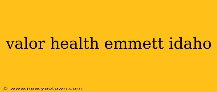 valor health emmett idaho