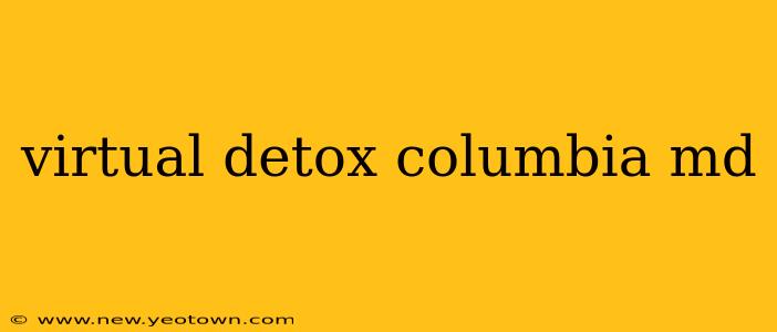 virtual detox columbia md