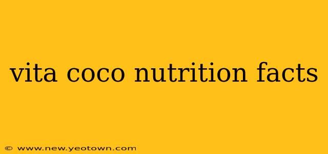 vita coco nutrition facts