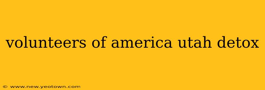 volunteers of america utah detox
