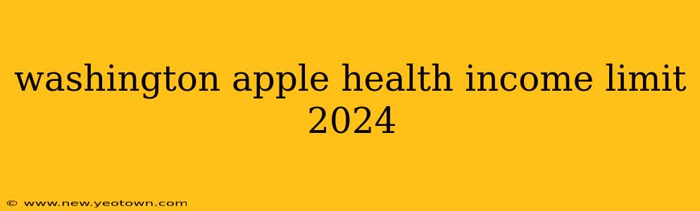 washington apple health income limit 2024