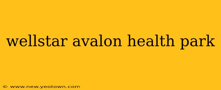 wellstar avalon health park