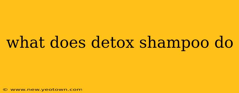 what does detox shampoo do