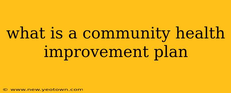 what is a community health improvement plan