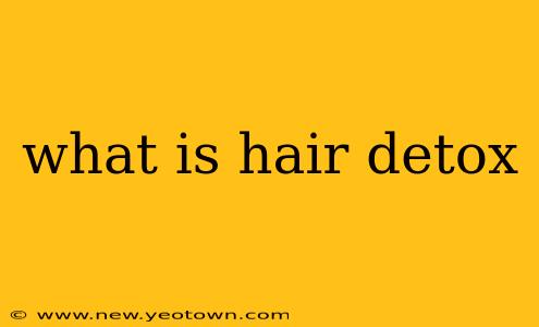 what is hair detox
