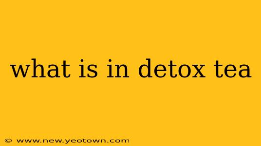 what is in detox tea