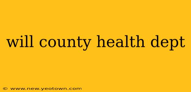 will county health dept