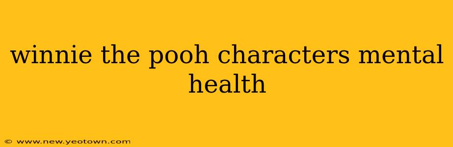 winnie the pooh characters mental health