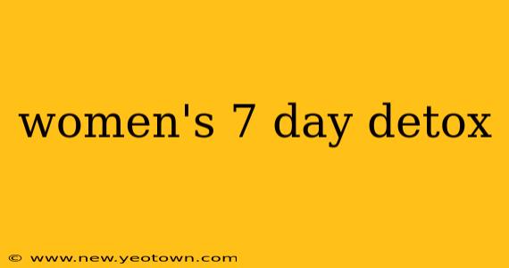 women's 7 day detox