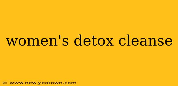 women's detox cleanse