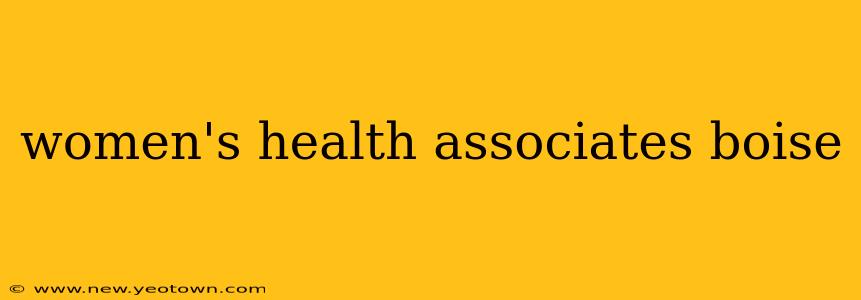 women's health associates boise