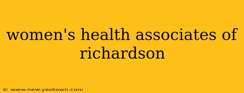 women's health associates of richardson