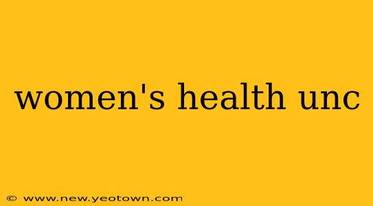 women's health unc