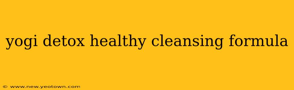 yogi detox healthy cleansing formula