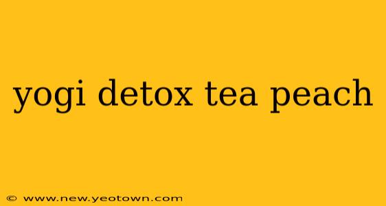 yogi detox tea peach