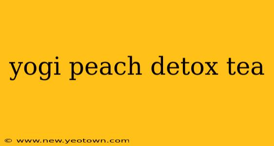 yogi peach detox tea