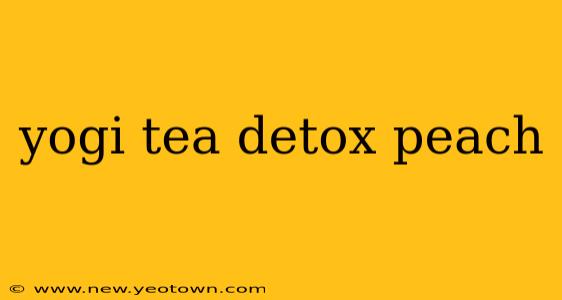 yogi tea detox peach