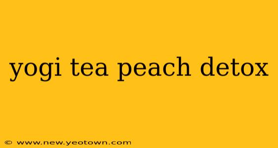 yogi tea peach detox
