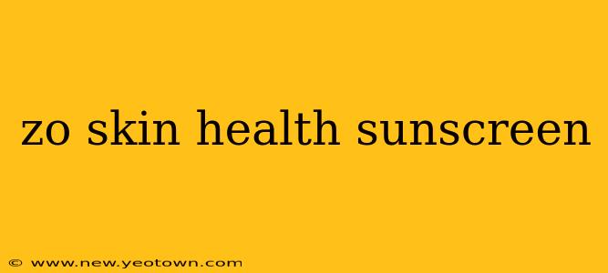 zo skin health sunscreen
